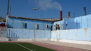 ORAN MARS 2012 28 stade de la Marsa a Mers-el-Kebir une pensee pour madame Ortega et ses deux enfants 